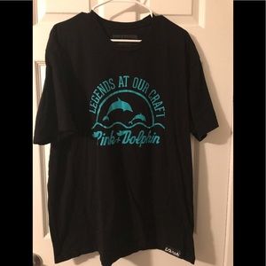 💎 Pink Dolphin T-shirt, size XXL
